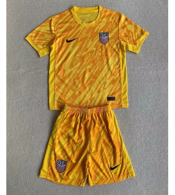 Estados Unidos Portero Primera Equipación Niños Copa America 2024 Manga Corta (+ Pantalones cortos)